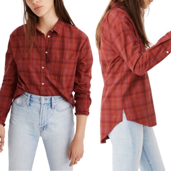 Madewell Tops - NWT Madewell Oversized Ex-Boyfriend Flannel S